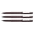 Lot de 3 stylos feutres pointe plastique PENTEL JM20 - Tracé 0,45-0,55 mm - Noir