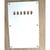 Plaque Tremolo Blanche 1 PLY, Backplate