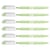 Lot de 6 surligneurs effaçables pointe biseau - PILOT - FRIXION light Natural - Vert clair