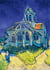 Puzzle 1000 pièces - Classiquecent Van Gogh - The Church in Auvers-sur-Oise, 1890 - Bluebird Puzzle