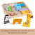 Fisher-Price - Puzzle Animaux en Bois - Tri de formes avec 13pieces - Fisher-Price - JFG10