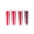 MégaCréa DIY - Perle Rocaille tubes 8 g Rouge 4 pièces
