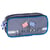 Trousse rectangulaire KIP BOY 22 CM - 2 compartiments Racing