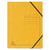 Chemise à élastique sans rabats carte lustrée 355gm2 - A4 - Jaune - x 25 - Exacompta