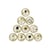 10 cabochons rond en verre assorties 25 mm CAFE CAPUCCINO