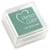 Tampon encreur "Versacolor", vert marin, 2,5x2,5 cm