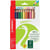 Lot de 24 crayons de couleur STABILO GREENtrio - Mine épaisse 4,2 mm - Assortis