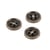 Bouton 4 trous argenté 18mm fabriqué en France