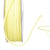 Bobine 30m cordelière polyester 2mm jaune paille