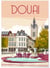 Affiche ville Douai | A3 : 29,7x42cm