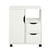 SoBuy FBT105-W Support Imprimante Roulant Organiseur Bureau Mobile Caisson avec Tiroirs et Porte