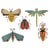 Gabarit de découpe pour machine Sizzix Tim Holtz - Funky Insects 5 pièces