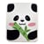 YELLO KOKO Powerbank Compatible MagSafe Sans Fil 5000mAh Magnétique Design Panda Blanc / Noir