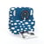 Appareil Photo Instantané Enfant PixiPrint Bleu Cloud - Impression Noir & Blanc Rapide - MOB