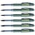 Lot de 6 feutres Pentel Tradio Sport Chic - Encre noire - Pointe moyenne