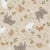 Tissu Coton imprimé Arty Cromignon sur fond Cassonade