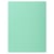 Paquet 100 chemises 1 rabat SUPER 160 - 24x32cm - Vert clair - x 5 - Exacompta
