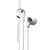 Ecouteurs intra auriculaire avec micro 1,2 m - blanc