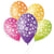 5 Ballons Fleurs Ø33cm