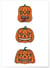 Affiche Citrouilles | A3 : 29,7x42cm