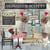 Lot de 4 serviettes en papier découpage collage 33 cm TERRASSE RESTAURANT D 202