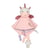 Carré Doudou Bamboo Bebe - Licorne - 24 cm s/carte
