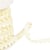 Bobine 25m élastique à pompons jaune paille 13mm