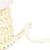 Bobine 25m élastique à pompons jaune paille 13mm