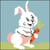 LUC - Kit canevas Soudan Lapin 25x25cm