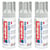 Lot de 3 Sprays 200ml Peinture Acrylique Permanent 5200 Gris Clair Mat RAL 7035 EDDING