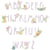 Matrices de découpe - Alphabet floral - 66 dies Thinlits - Sizzix