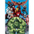 Puzzle marvel avengers hulk - iron man - captain america thor 200 pieces - collection super heros - educa - 15933