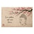 Plaque métal Bouddha zen cerisier citation déco L30