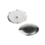 Rayher - Broche avec crible Argenté 40 x 30 mm Sans nickel