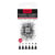 Feutres - Noir - Permanent - 6 pointes différentes - Ecriture, dessin, tracés - AMT