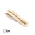 Fermeture éclair Z19 - laiton Séparable 6mm - 75 cm