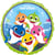 Ballon à plat Baby Shark Jaune