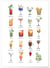 Affiche Multi Cocktail 2 | A3 : 29,7x42cm