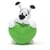 Astérix - Figurine Idéfix cœur vert 4,5 cm - Plastoy