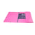 Chemise à élastiques 3 rabats Maxi capacity carte lustrée pelliculée 425gm2 Iderama A4 - Rose - x 25 - Exacompta