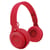 Casque Audio Bluetooth Jaune Pliable Avec Micro Basse Puissante Longue Autonomie Rouge YONIS