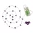 Guirlande lumineuse d'Halloween Chauve-souris 20 leds 1,25m