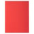 Paquet de 50 chemises 1 rabat ROCK''S 210 - 24x32cm - Rouge - x 5 - Exacompta