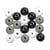Perles en bois polies 12mm Assortiment