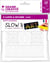 5 CARTES A DECORER SLOW et ART 350g/m2 15X15CM - GRAPHIQUE BLANC
