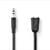 Nedis Câble répartiteur audio jack spilt stéréo 20 cm 2 connecteurs de sortie Noir