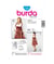 Patron Burda 7443 Robe taille n°FR 36-50