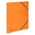 Classeur 2 anneaux 15mm carte lustrée imprimée - A4 - Orange - x 10 - Exacompta