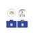 Adaptateur voyage LTE DESIGN - BB0182 - France vers Afrique du Sud - 60 x 50 x 50 mm