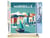 Peinture par Numéro Figured'Art - Affiche Vintage Marseille - Kit de Loisir Créatif DIY Numéro d'Art Complet - 40x50cm toile roulée + châssis en bois à monter